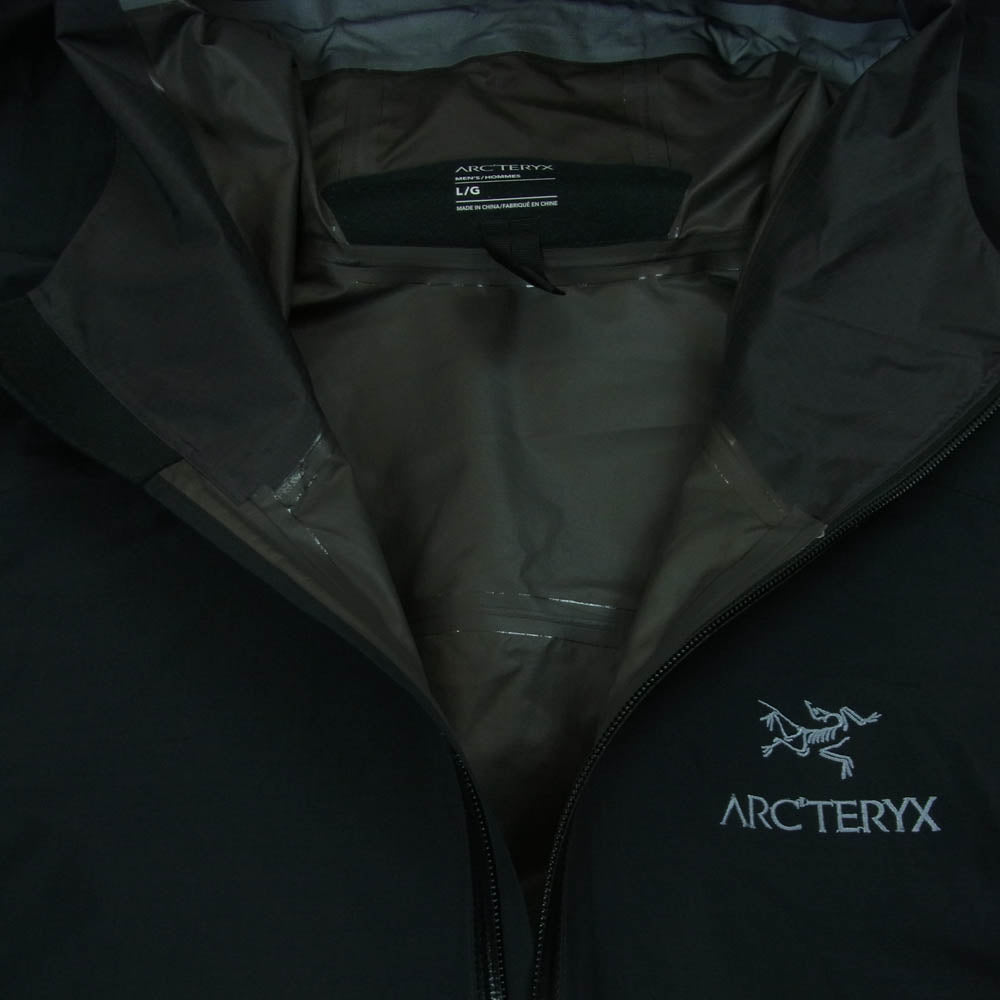 ARC'TERYX アークテリクス 21776 ZETA SL JACKET ゼータ SL ジャケット マウンテン パーカー 中国製 ブラック系 L【中古】