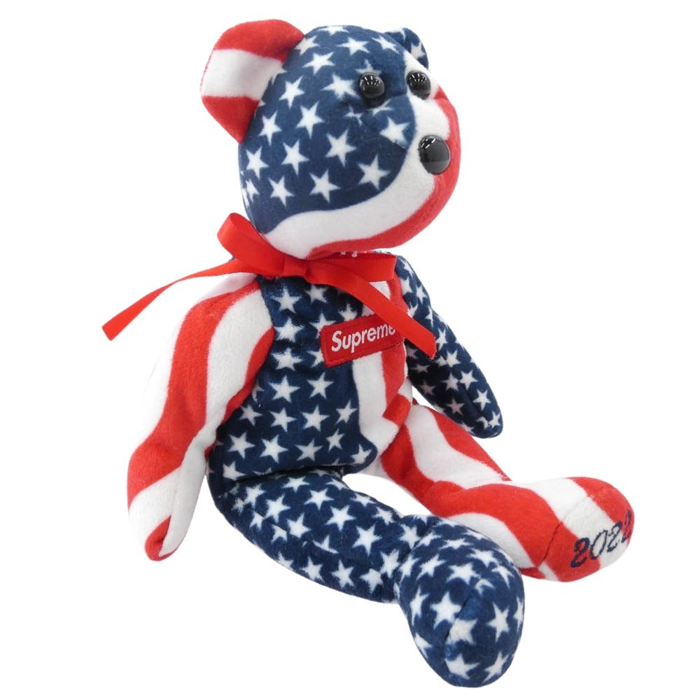 Supreme シュプリーム 22aw × ty ‘Beanie Baby’ ビーニーベイビー ぬいぐるみ テディベア レッド系 ネイビー系 ホワイト系【中古】