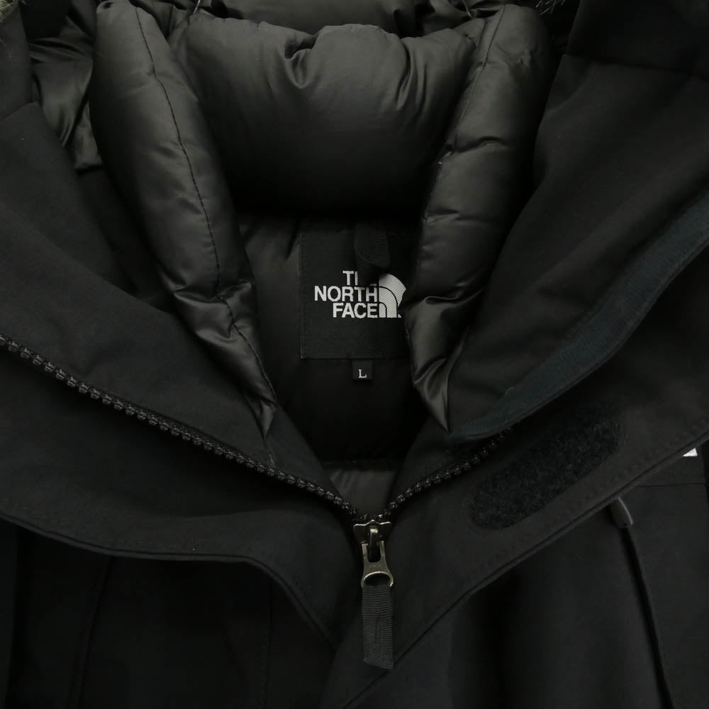 THE NORTH FACE ノースフェイス ND92238 ANTARCTICA PARKA GORE TEX アンタークティカパーカー ゴアテックス ダウン ジャケット L ブラック系 L【中古】