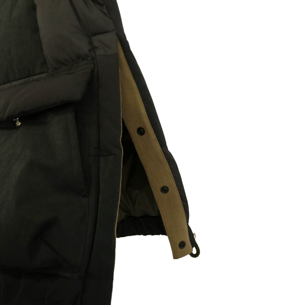 Sacai サカイ 23AW 23-03211M Faux Suede Mix Vest フェイクスエード パテッド ベスト ブラック系 2【中古】