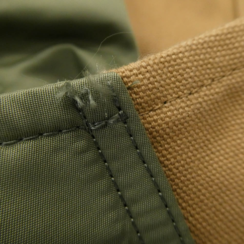 Sacai サカイ 24SS 24-07190 × Carhartt WIP カーハート Duck Nylon Twill Coat ダック ナイロンツイル コート モッズコート ライトブラウン系【中古】