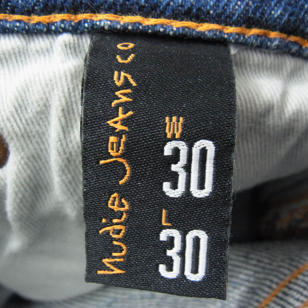 Nudie Jeans ヌーディージーンズ LEAN DEAN BLUE RITUAL スキニー デニム パンツ インディゴブルー系 30【中古】