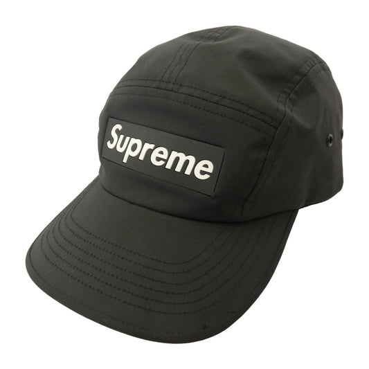 Supreme シュプリーム 20AW Inset Logo Camp Cap シリコン ボックスロゴ キャンプキャップ 帽子 ブラック系【中古】