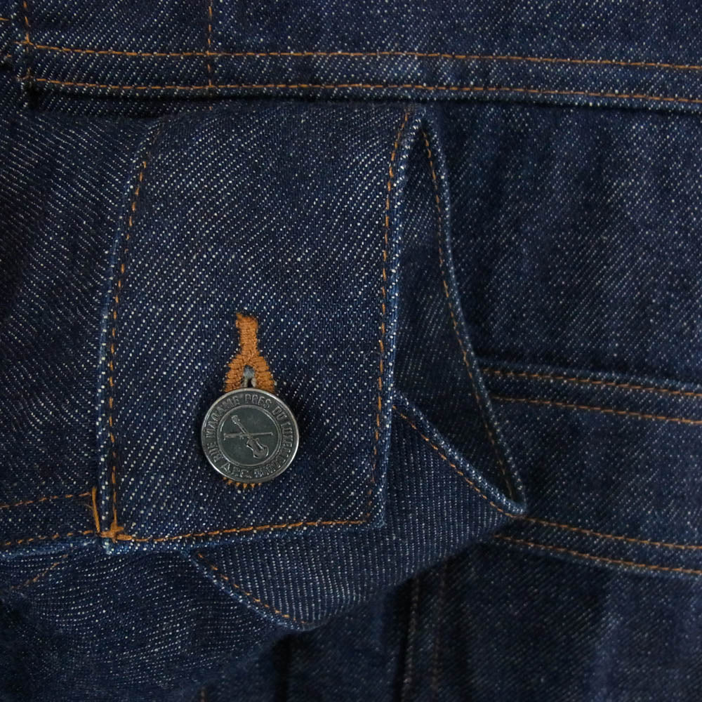 A.P.C. アーペーセー 2nd Type デニム トラッカー ジャケット インディゴブルー系 L【中古】