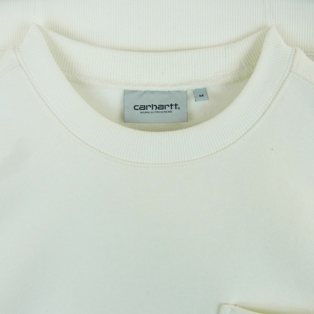Carhartt カーハート 24AW I033932 HEART TRAIN POCKET SWEAT ハート トレイン ポケット スウェット オフホワイト系 M【中古】