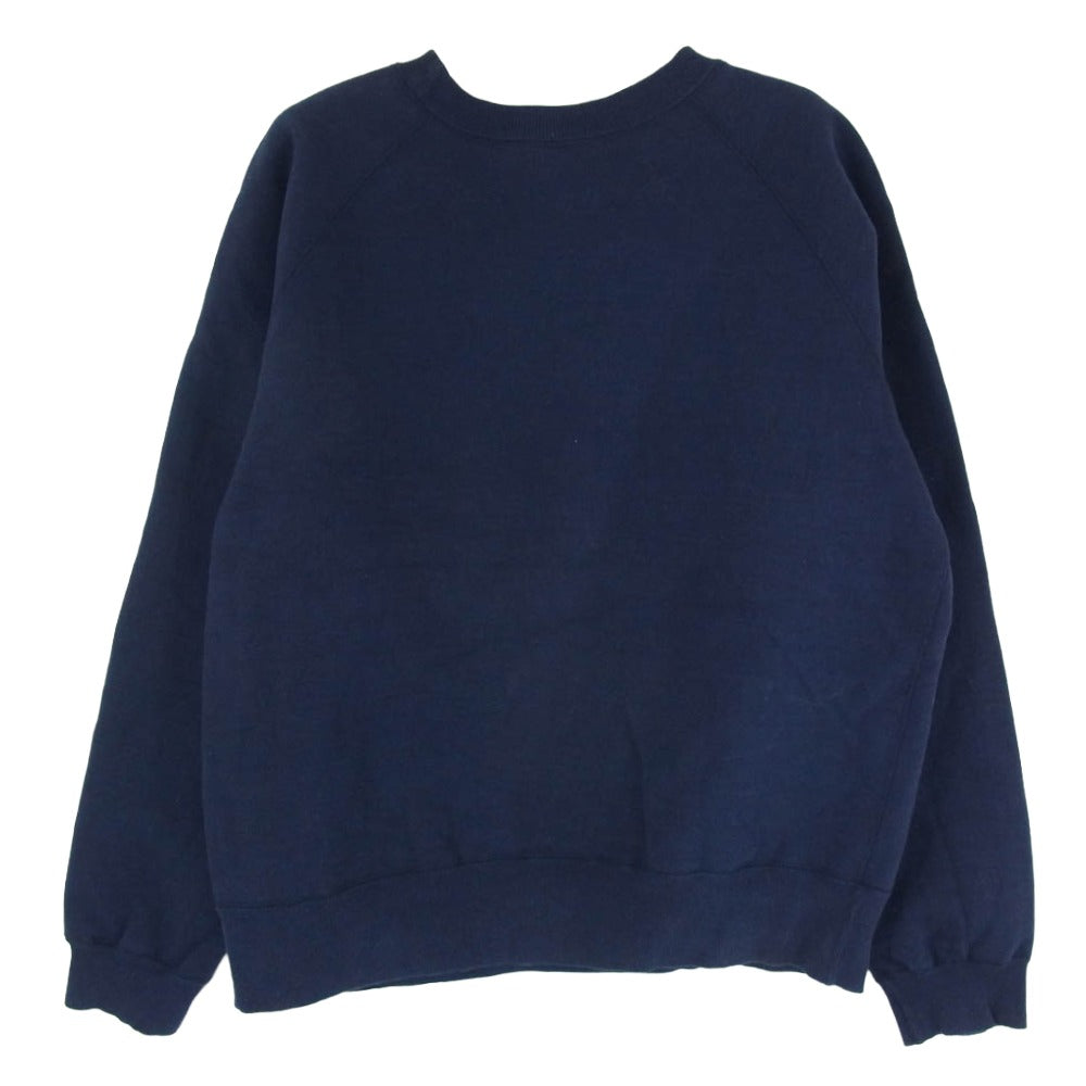 ANDFAMILYS アンドファミリー COTTON SWEAT コットン クルーネック スウェット ネイビー系 L【中古】