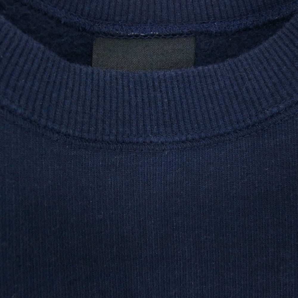 ANDFAMILYS アンドファミリー COTTON SWEAT コットン クルーネック スウェット ネイビー系 L【中古】