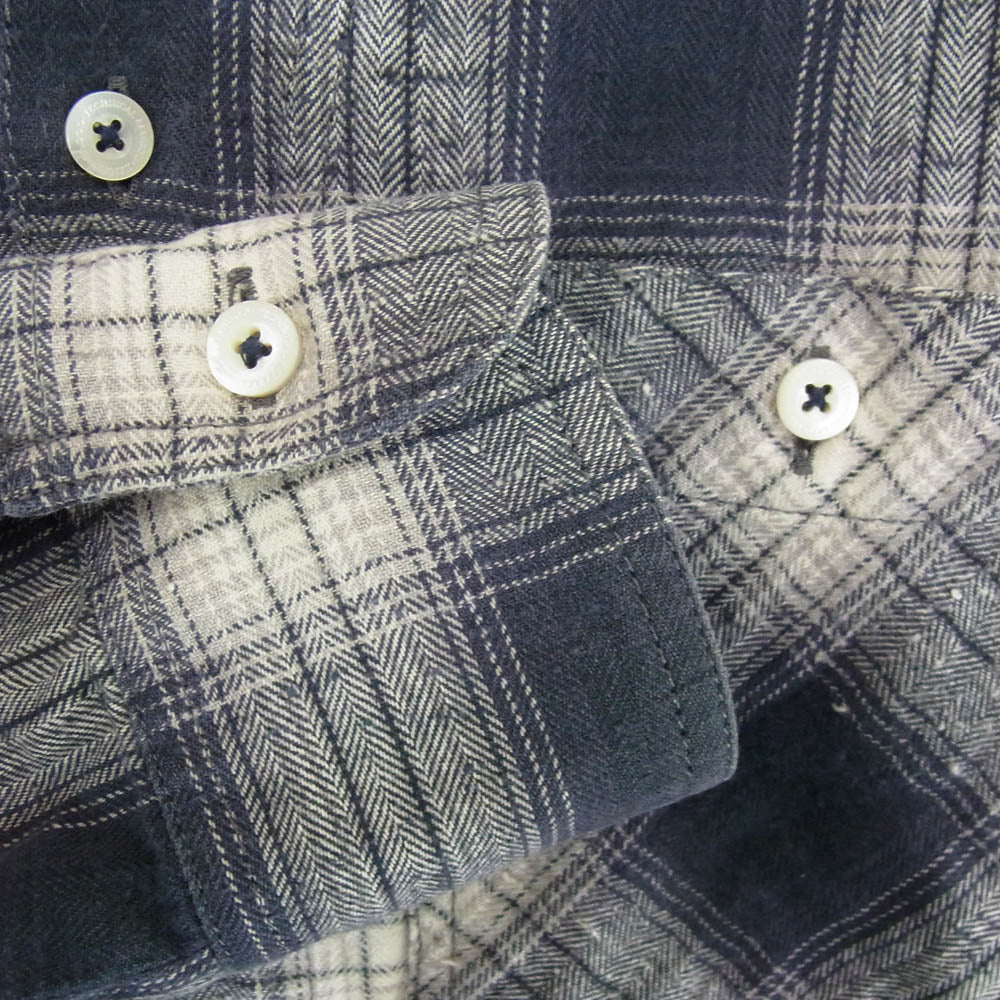 NEIGHBORHOOD ネイバーフッド 11AW 112CONH-SHM01 C-SHIRT.LS チェック 長袖 シャツ ネイビー系 S【中古】