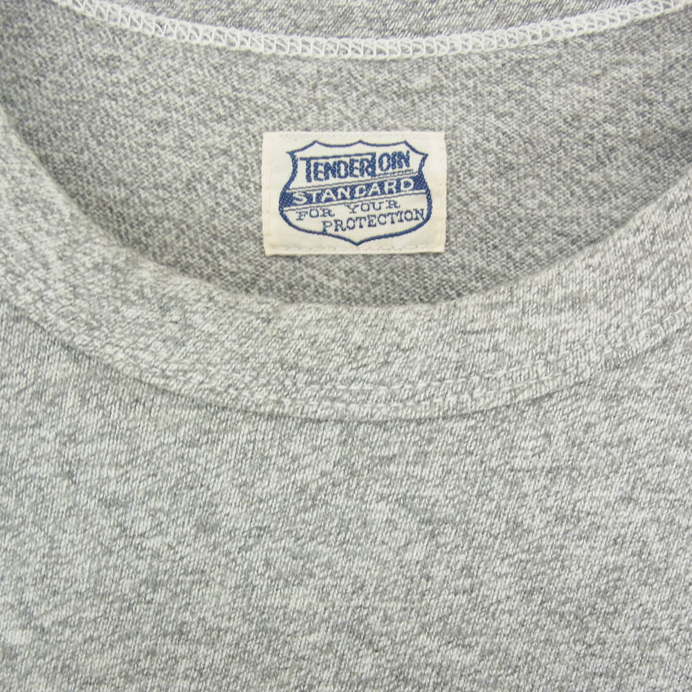 TENDERLOIN テンダーロイン TEE TENDERLOIN ロゴプリント 霜降り 半袖