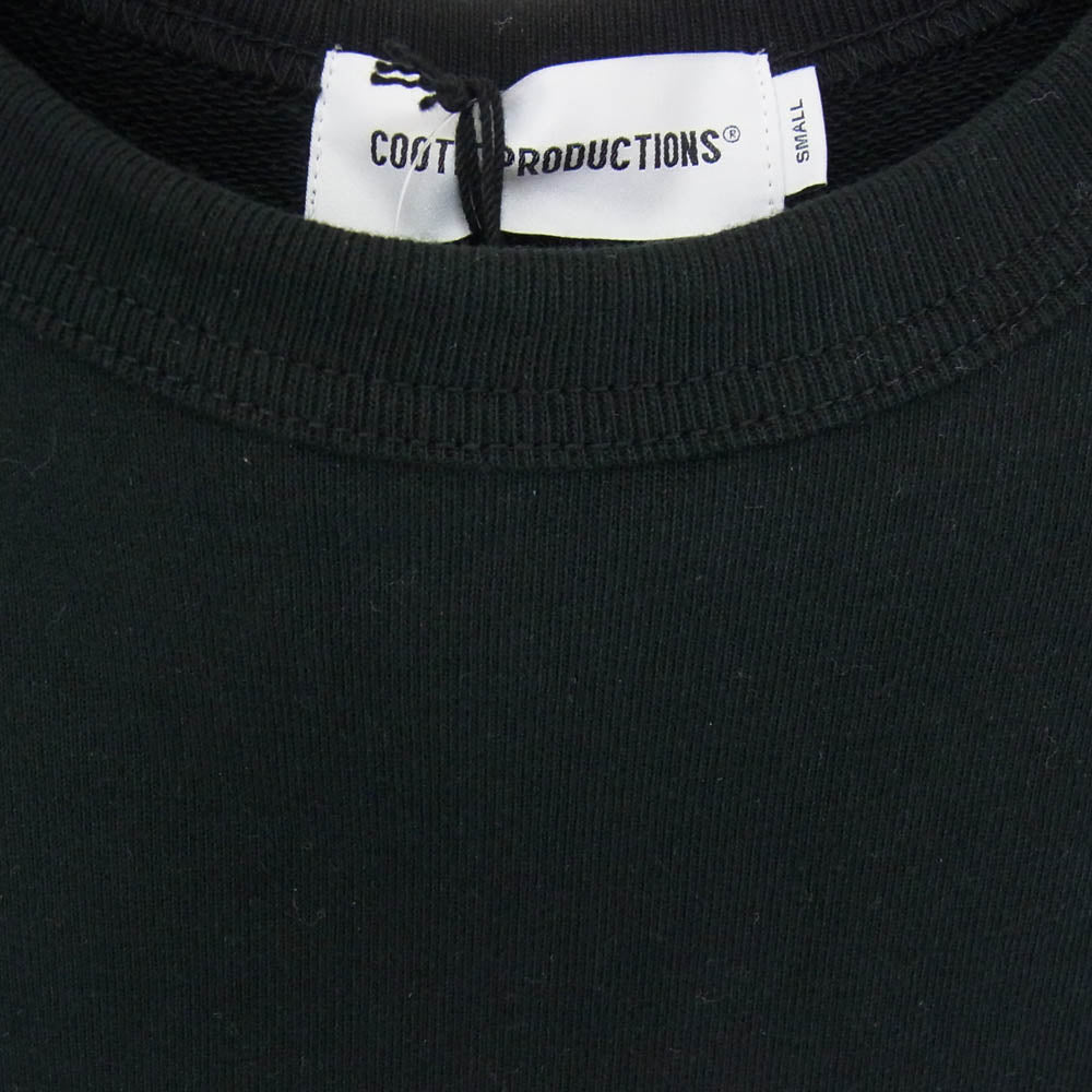 COOTIE クーティー EX-CTE-24A301 Open End Yarn Print Sweat Crew プリント クルーネック スウェット ブラック系 S【中古】