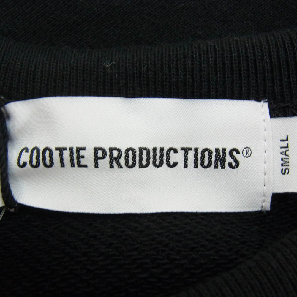 COOTIE クーティー EX-CTE-24A301 Open End Yarn Print Sweat Crew プリント クルーネック スウェット ブラック系 S【中古】