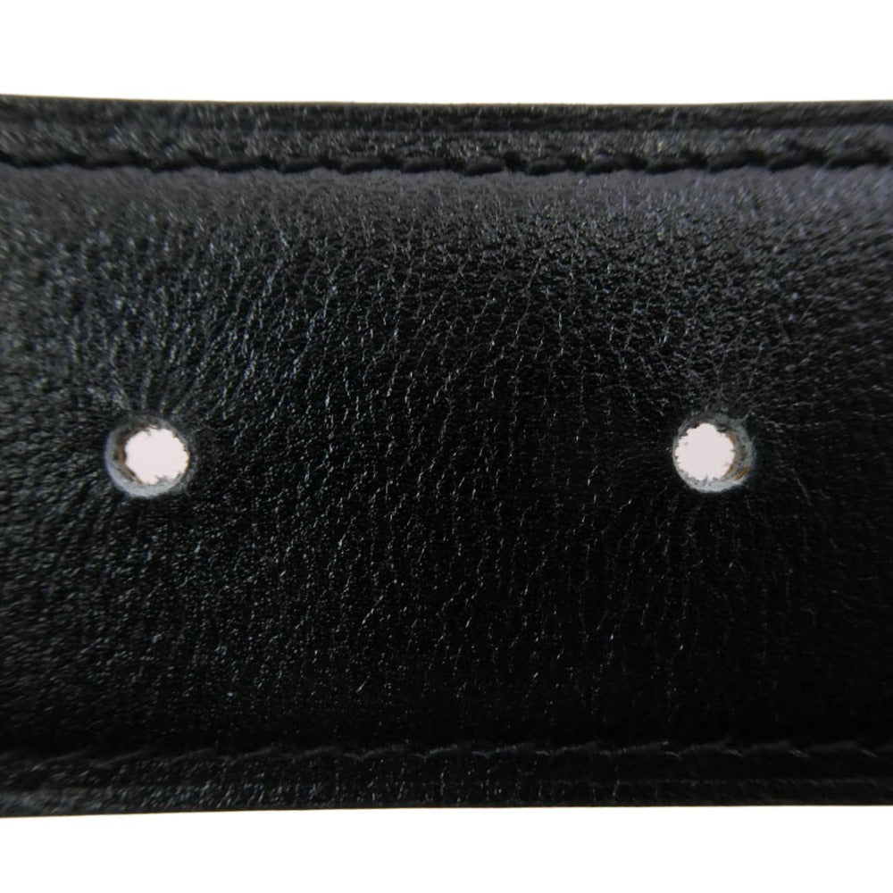 HERMES エルメス Hバックル コンスタンス リバーシブル ベルト U 刻印 ブラック系 80【極上美品】【中古】