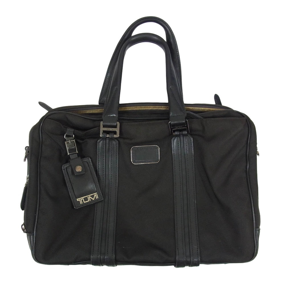TUMI トゥミ 68409DE JARVIS デラックス ラップトップ ブリーフ バッグ ブラック系【中古】