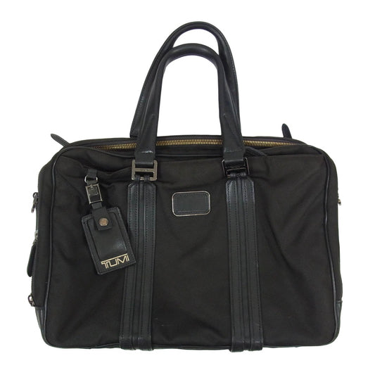 TUMI トゥミ 68409DE JARVIS デラックス ラップトップ ブリーフ バッグ ブラック系【中古】