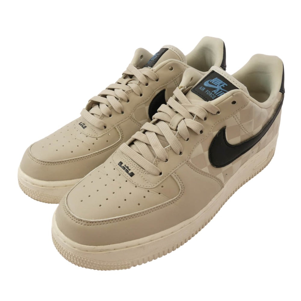 NIKE ナイキ DC8877-200 × LeBron James レブロン・ジェームズ Air Force 1 Low Strive For Greatness エアフォース1 ロー ストライブ フォー グレートネス ローカット スニーカー ホワイト系 27cm【中古】