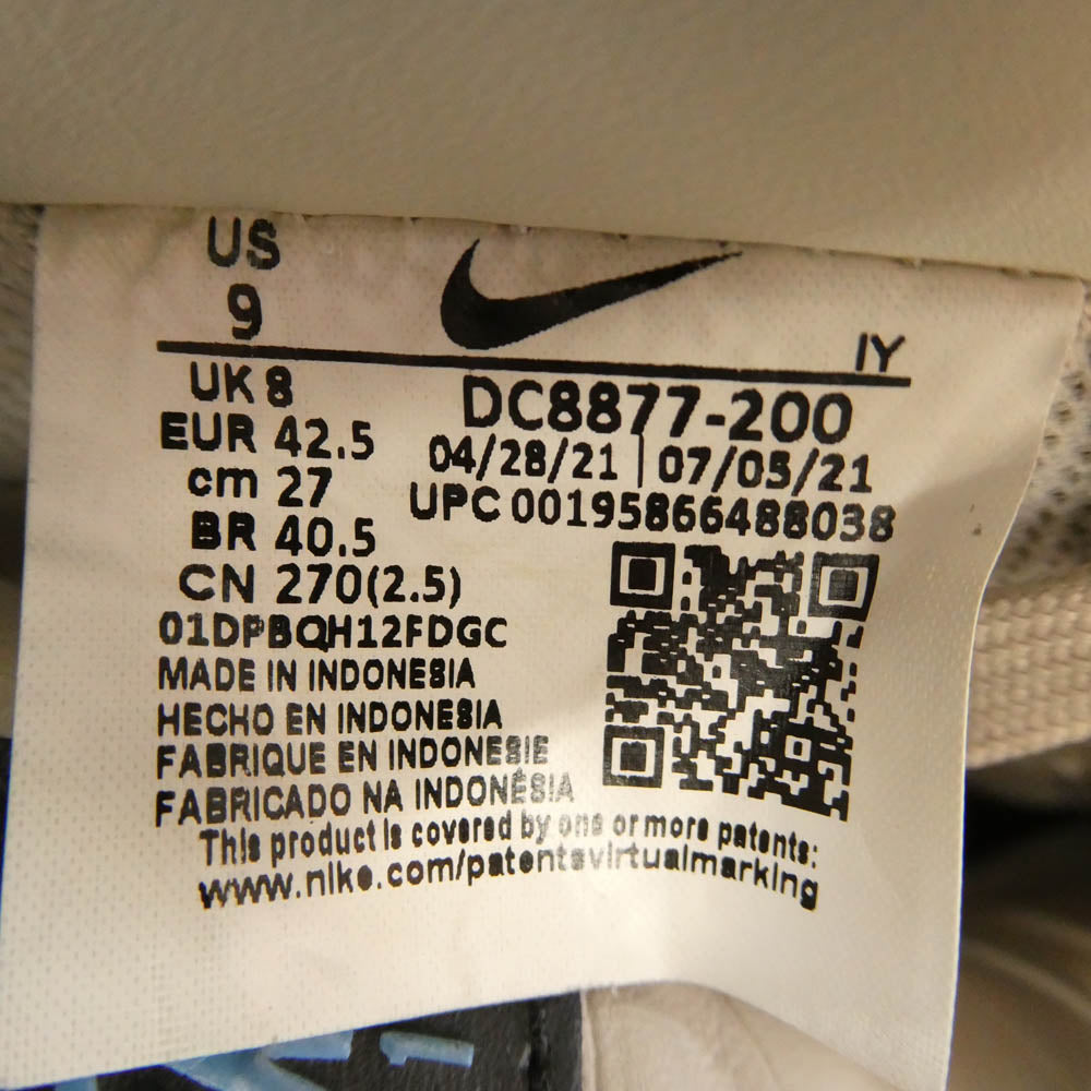 NIKE ナイキ DC8877-200 × LeBron James レブロン・ジェームズ Air Force 1 Low Strive For Greatness エアフォース1 ロー ストライブ フォー グレートネス ローカット スニーカー ホワイト系 27cm【中古】