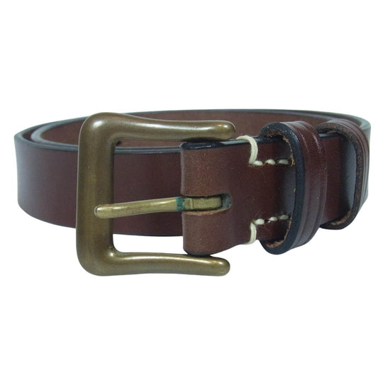 WAREHOUSE ウエアハウス レザー ベルト ブラウン系 30【中古】