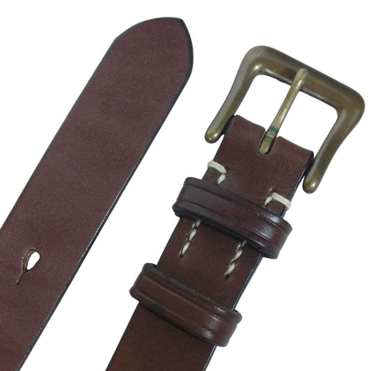WAREHOUSE ウエアハウス レザー ベルト ブラウン系 30【中古】