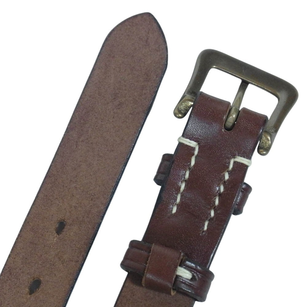 WAREHOUSE ウエアハウス レザー ベルト ブラウン系 30【中古】