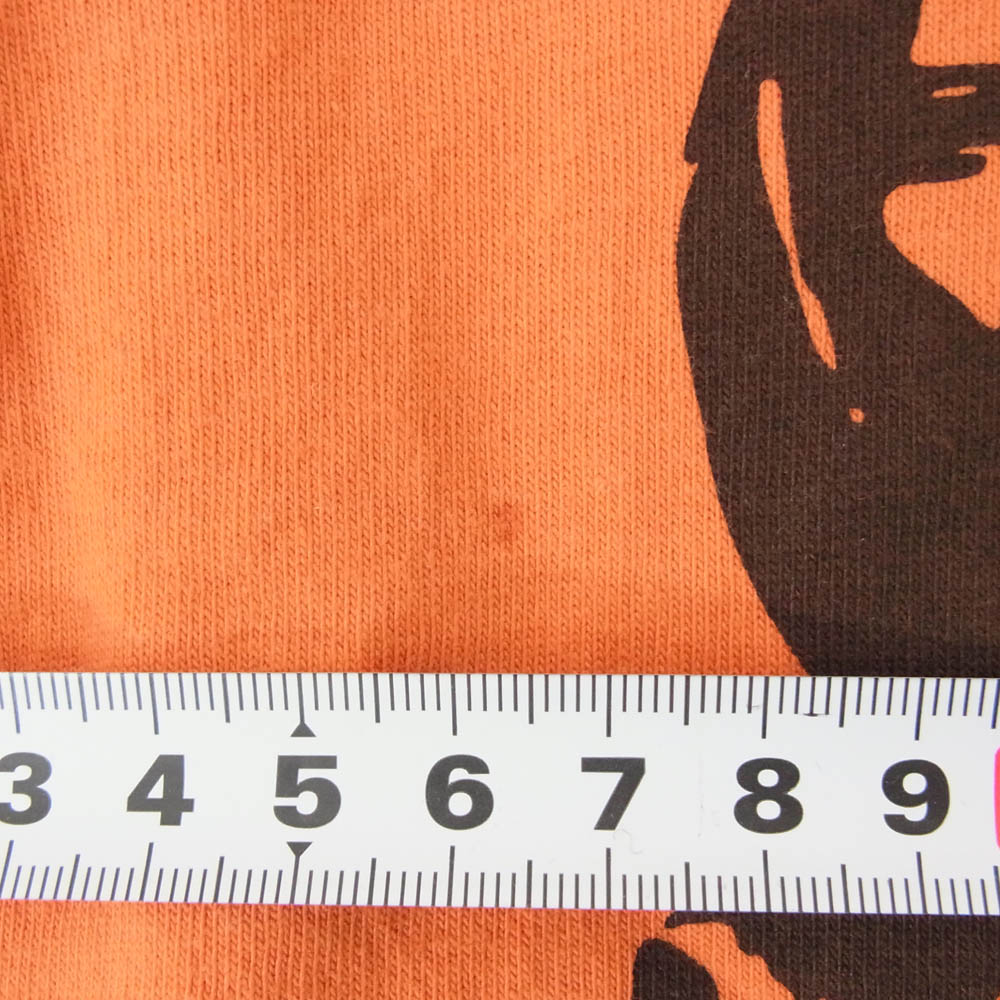 HYSTERIC GLAMOUR ヒステリックグラマー 25AW 02253CL12 H STARS カレッジ レタード 長袖 Tシャツ オレンジ系 L【中古】