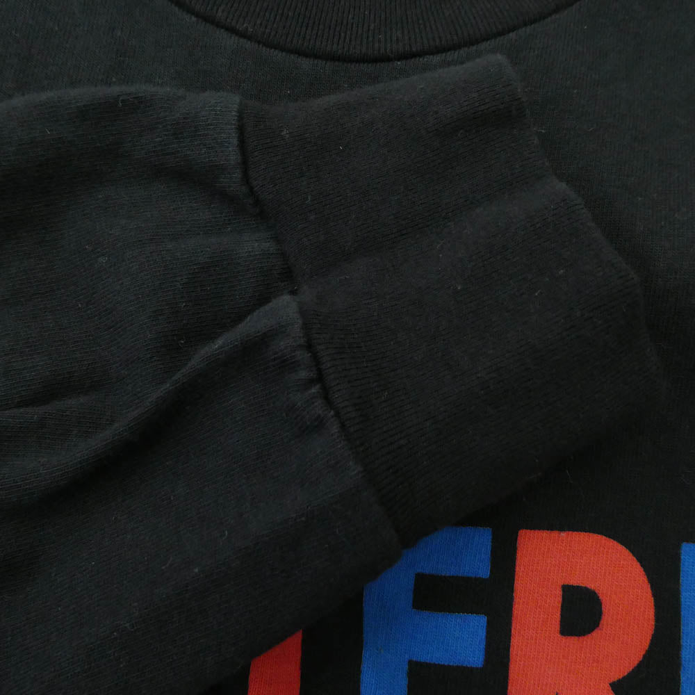 HYSTERIC GLAMOUR ヒステリックグラマー 25AW 02253CL05 HYSTERIC G モック ネック 長袖 Tシャツ ブラック系 L【美品】【中古】