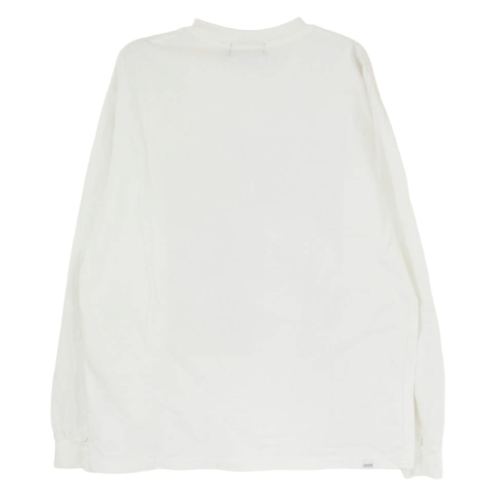 HYSTERIC GLAMOUR ヒステリックグラマー 25AW 02253CL11 HYSTERIC DETERGENT 長袖 Tシャツ ホワイト系 L【美品】【中古】
