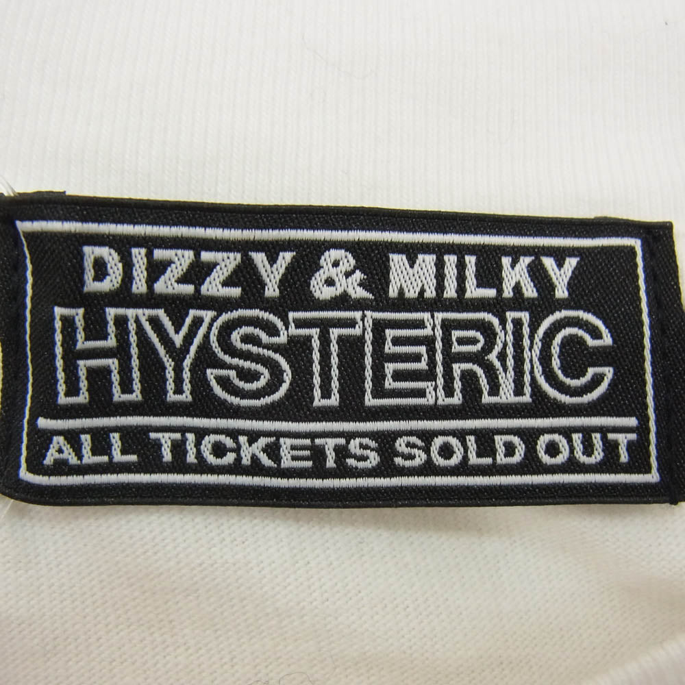 HYSTERIC GLAMOUR ヒステリックグラマー 25AW 02253CL11 HYSTERIC DETERGENT 長袖 Tシャツ ホワイト系 L【美品】【中古】