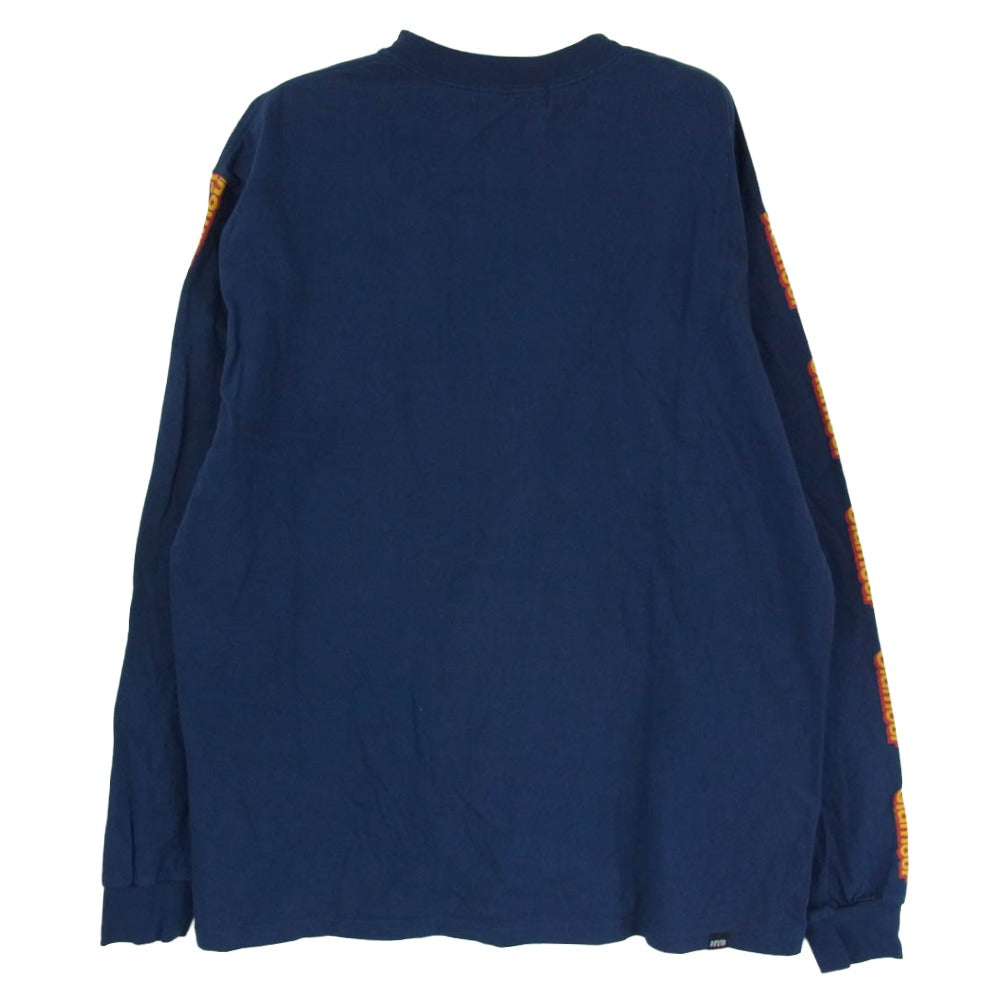 HYSTERIC GLAMOUR ヒステリックグラマー 25AW 02253CL02 DO ANYTHING 長袖 Tシャツ ネイビー系 L【美品】【中古】