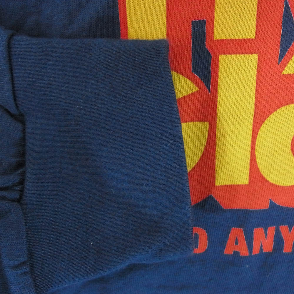 HYSTERIC GLAMOUR ヒステリックグラマー 25AW 02253CL02 DO ANYTHING 長袖 Tシャツ ネイビー系 L【美品】【中古】