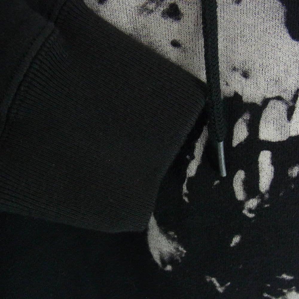 HYSTERIC GLAMOUR ヒステリックグラマー 25AW 02253CF12 SKULL BERRY スカル プルオーバー フーディー パーカー ブラック系 L【美品】【中古】