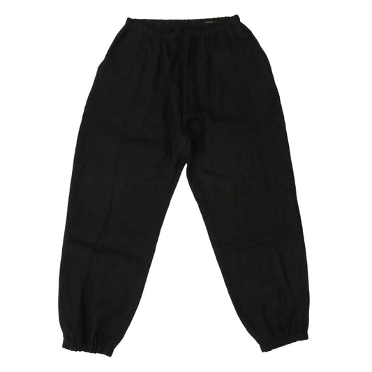COMOLI コモリ 25SS B01-03008 カナパ ドローストリング パンツ ブラック系 1【新古品】【未使用】【中古】