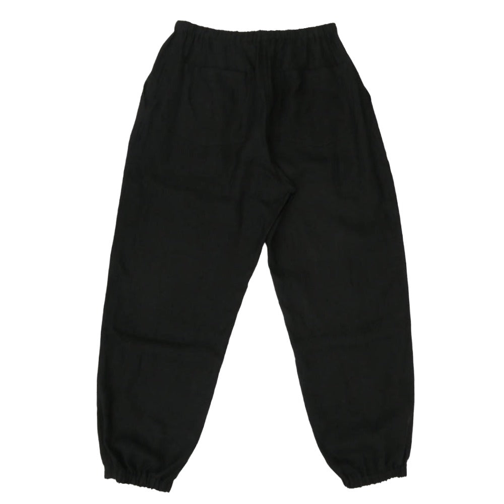 COMOLI コモリ 25SS B01-03008 カナパ ドローストリング パンツ ブラック系 1【新古品】【未使用】【中古】