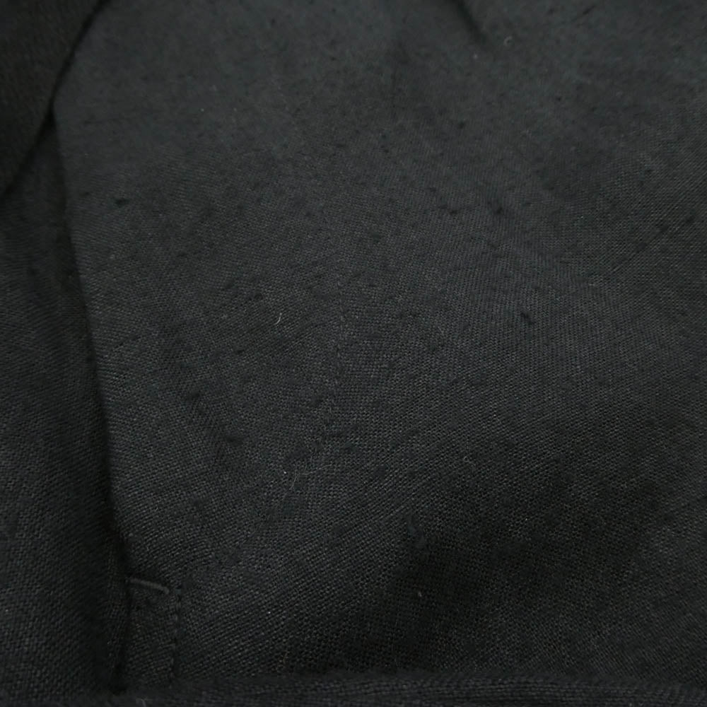 COMOLI コモリ 25SS B01-03008 カナパ ドローストリング パンツ ブラック系 1【新古品】【未使用】【中古】