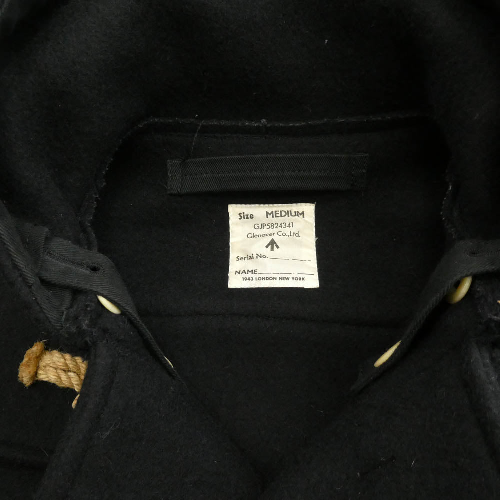 グレンオーヴァー duffel coat ダッフル コート ブラック系 M【中古】