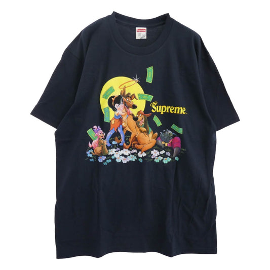 Supreme シュプリーム 25AW All Dogs Go To Heaven Tee オール ドッグス ゴー トゥ ヘブン Tシャツ ネイビー系 M【極上美品】【中古】