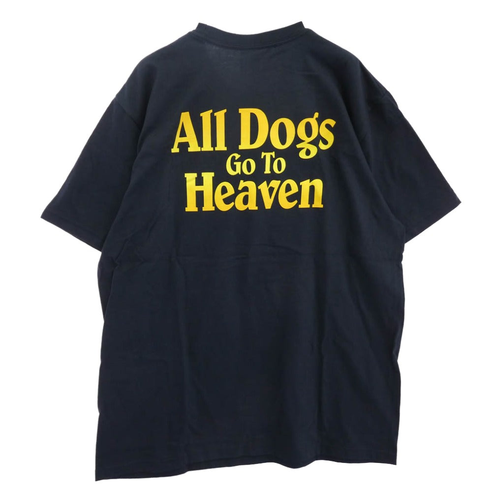 Supreme シュプリーム 25AW All Dogs Go To Heaven Tee オール ドッグス ゴー トゥ ヘブン Tシャツ ネイビー系 M【極上美品】【中古】