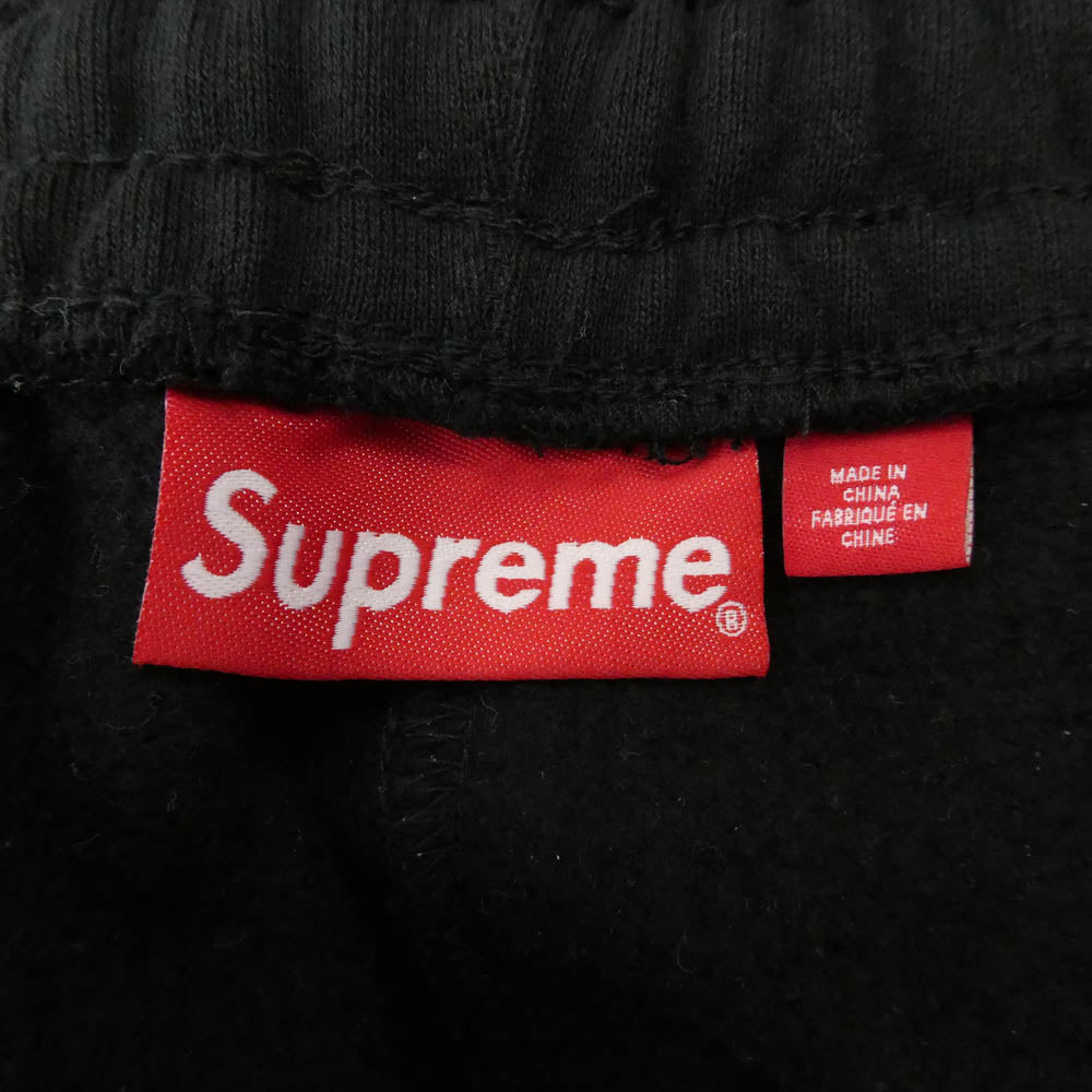 Supreme シュプリーム 24AW Satin Applique Sweatpant サテン アップリケ スウェットパンツ ブラック系 S【中古】