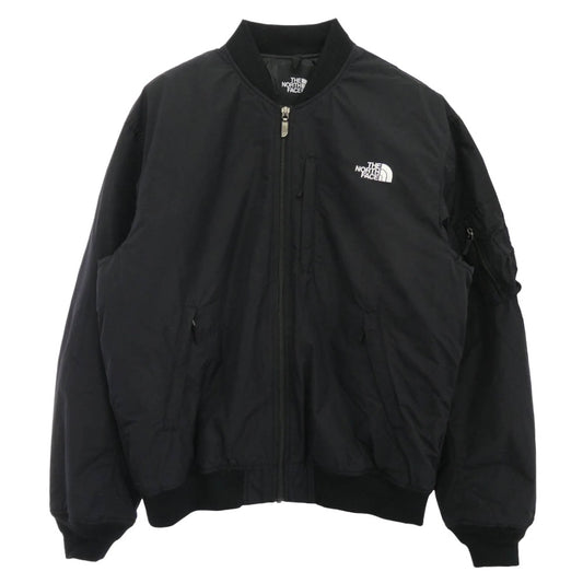 THE NORTH FACE ノースフェイス NY82552 Insulation Bomber Jacket インサレーション ボンバー ジャケット ダウンジャケット ブラック系 XL【中古】