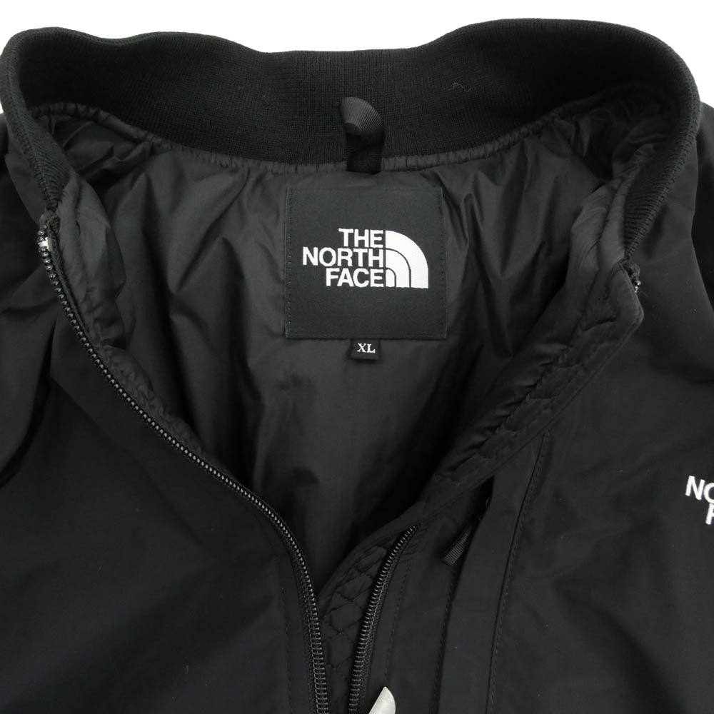 THE NORTH FACE ノースフェイス NY82552 Insulation Bomber Jacket インサレーション ボンバー ジャケット ダウンジャケット ブラック系 XL【中古】