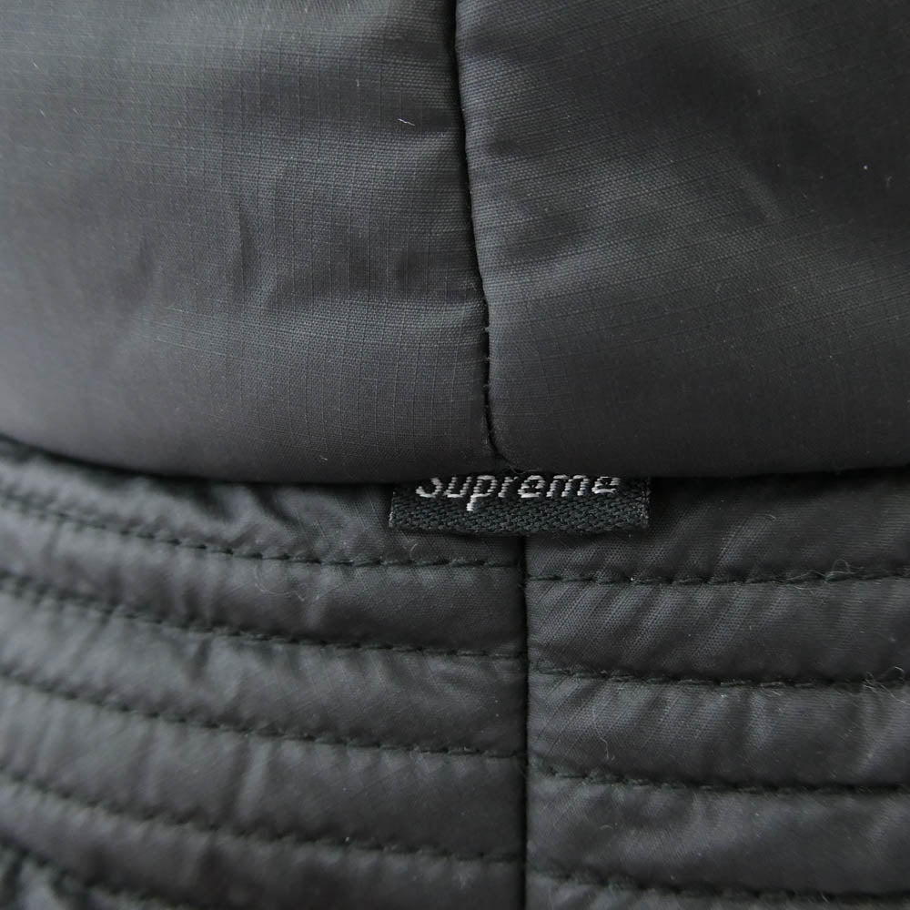 Supreme シュプリーム Filled Cordura Crusher フィルド コーデュラ クラッシャー キャップ ブラック系 small/medium【美品】【中古】