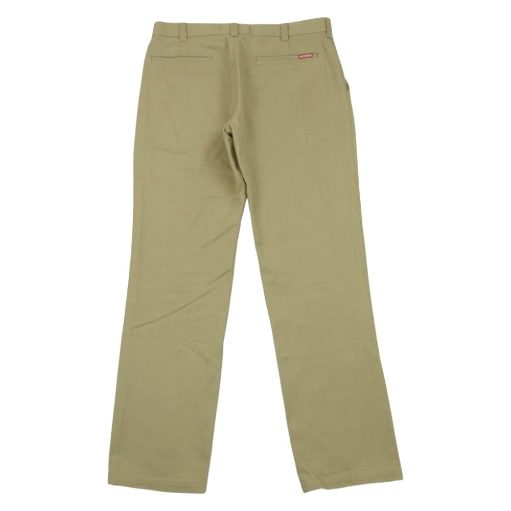 WACKO MARIA ワコマリア GP-104-A-BLANKLINE ZACK TWILL SKATE PANTS ツイル スケート パンツ 日本製 ベージュ系 L【中古】