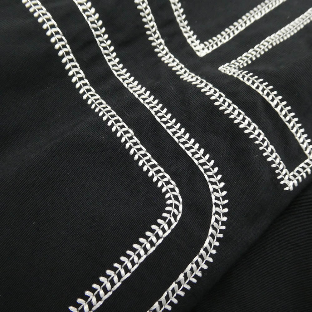 Supreme シュプリーム 25SS Spellout Embroidered Track Jacket スペルアウト エンブロイダリー トラック ジャケット ブラック系 L【極上美品】【中古】