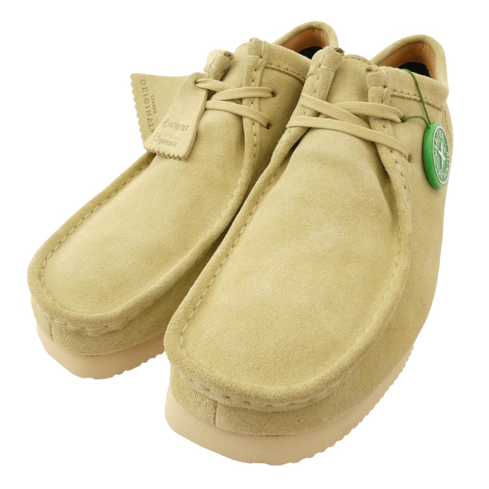 Supreme シュプリーム 19AW 48321 × Clarks Wallabee GTX クラークス ワラビー ブーツ ベージュ系 29cm【極上美品】【中古】