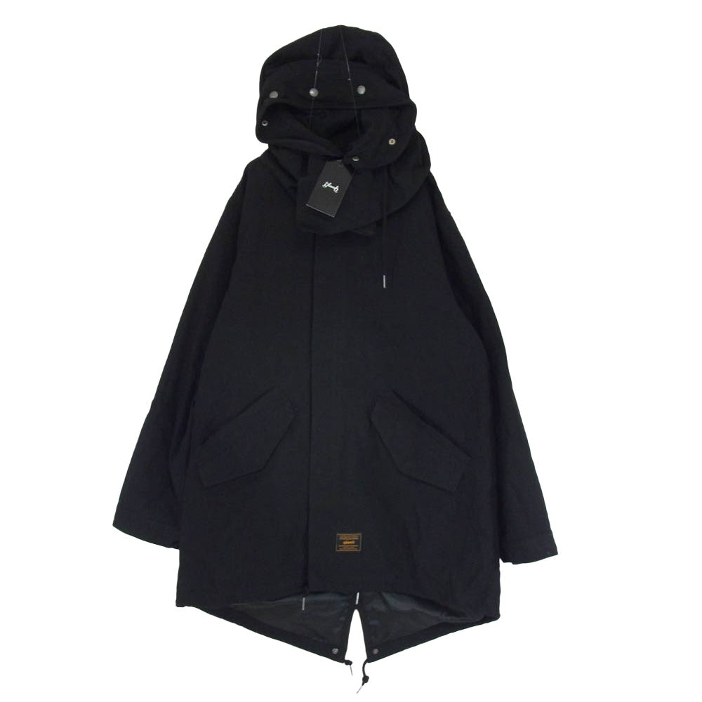 glamb グラム GB0324/JKT07 Punk Bouquet Mods Coat パンクブーケ モッズコート ブラック系 S【中古】