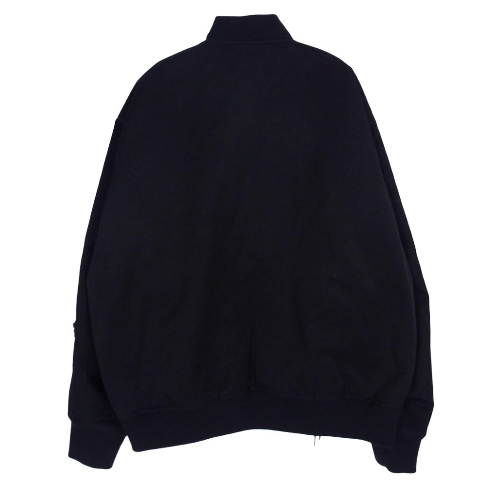 SHAREEF シャリーフ 23AW 22711018 NY TWILL MA-1 コットン ナイロン ツイル パテッド ミリタリー ボンバー ジャケット ブラック系 2【中古】