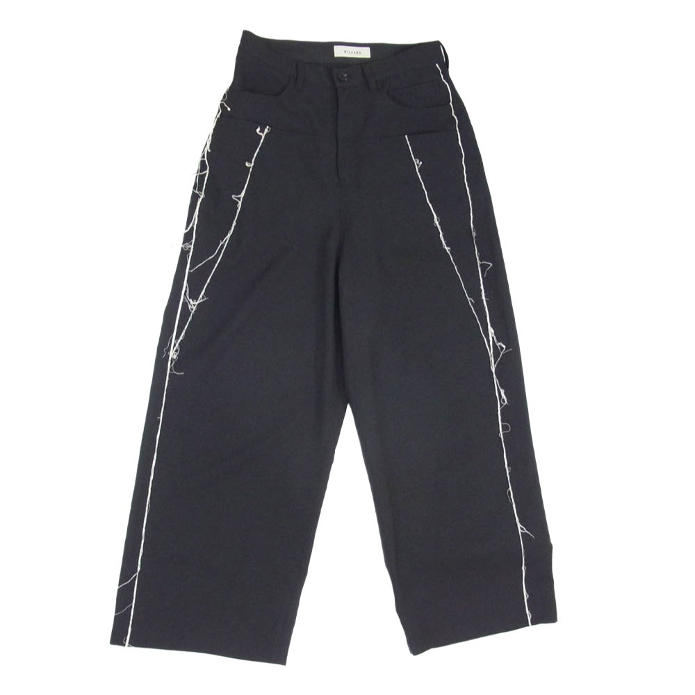 Wizzard ウィザード CUT OFF BAGGY PANTS カットオフ バギー パンツ ブラック系 1【中古】