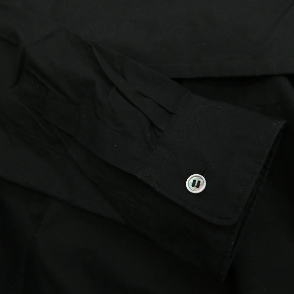 COMME des GARCONS HOMME PLUS コムデギャルソンオムプリュス 22AW PJ-B013 nomad期 綿シャツ デザイン 長袖 ロング シャツ ブラック系 S【中古】 COMME des GARCONS HOMME PLUS コムデギャルソンオムプリュス 22AW PJ