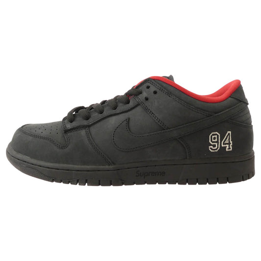 Supreme シュプリーム HQ8487-001 × Nike SB Dunk Low ナイキ ダンク ロー スニーカー ブラック系 30cm【中古】