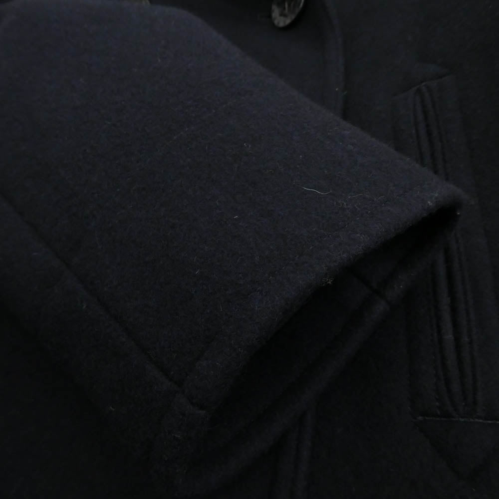 Buzz Rickson's バズリクソンズ BR11554 1910's MODEL PEA-COAT NAVAL CLOTHING FACTORY 36oz.メルトンウール ピーコート ミルスペック尿素 アンカーボタン 42 ネイビー系 42【美品】【中古】