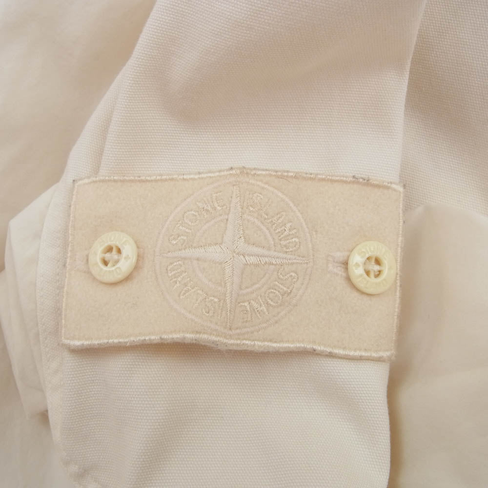 STONE ISLAND ストーンアイランド 6815116F3 GHOST PIECE ゴーストピース ダブルZIP シャツ ジャケット オフホワイト系 L【中古】